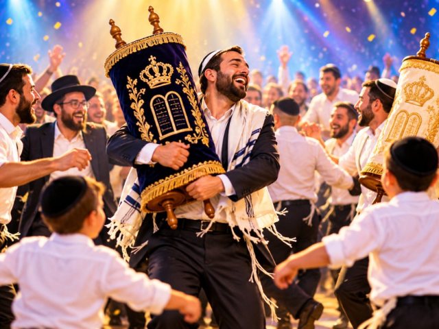 אילוסטרציה שמחת תורה