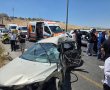 תראו את הרכב - תבינו: נהג התרסק ונפצע קשה במנהרת הר הצופים בירושלים