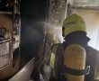 שריפה בדירה בחולון: מוקד האש היה בחדר השינה (וידאו)